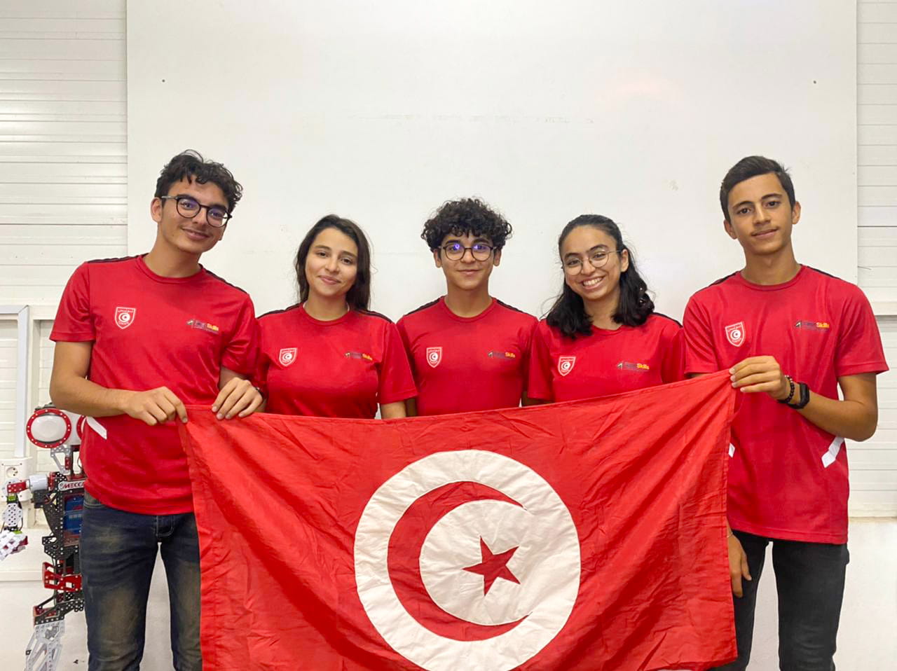 Photo de groupe de l'équipe de Tunisie