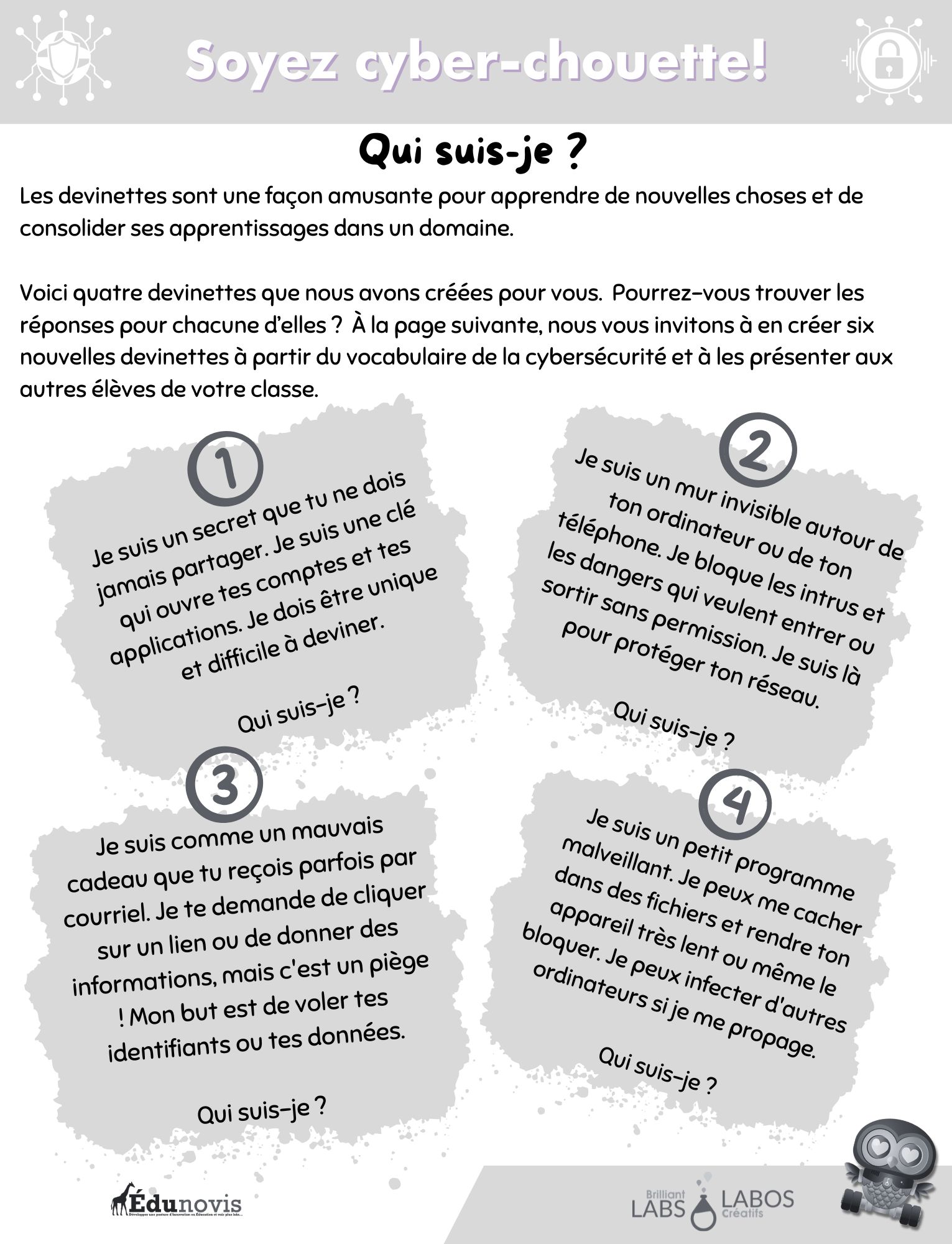 Image de couverture pour le document énigmes