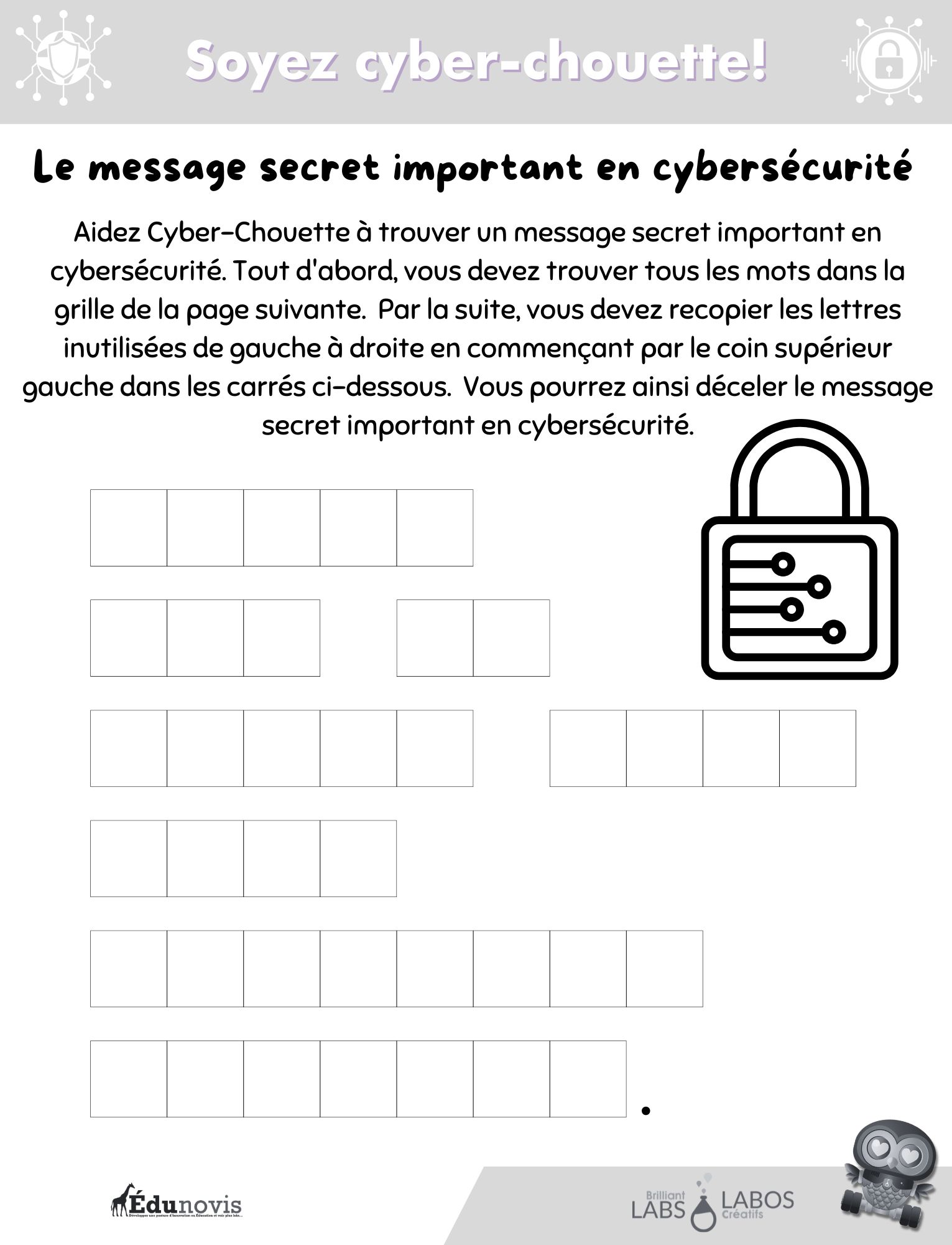 Image de couverture pour le document message secret