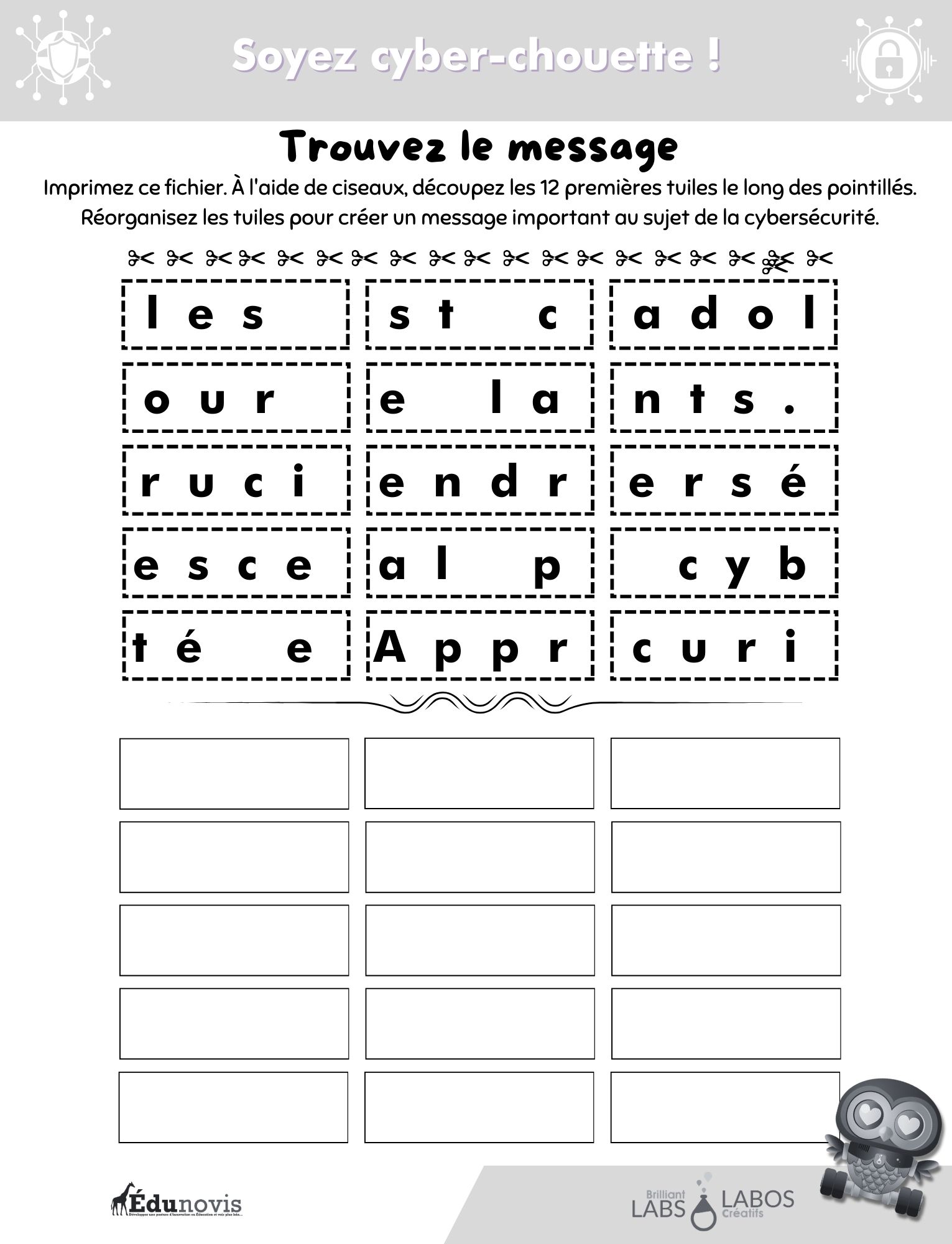 Image de couverture pour le document trouvez le message