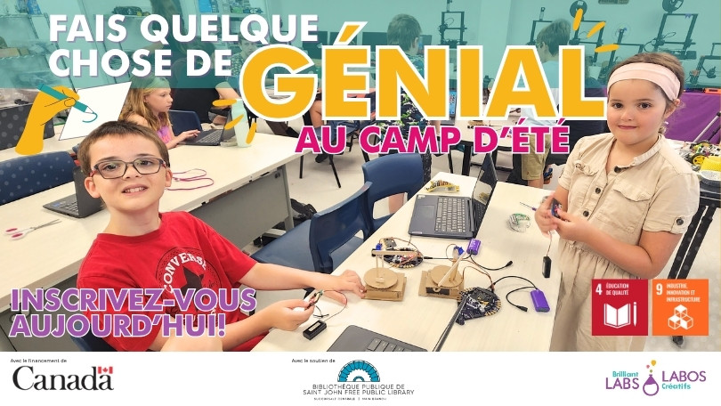 Image de présentation du camp d'été bibliothèque publique de Saint John